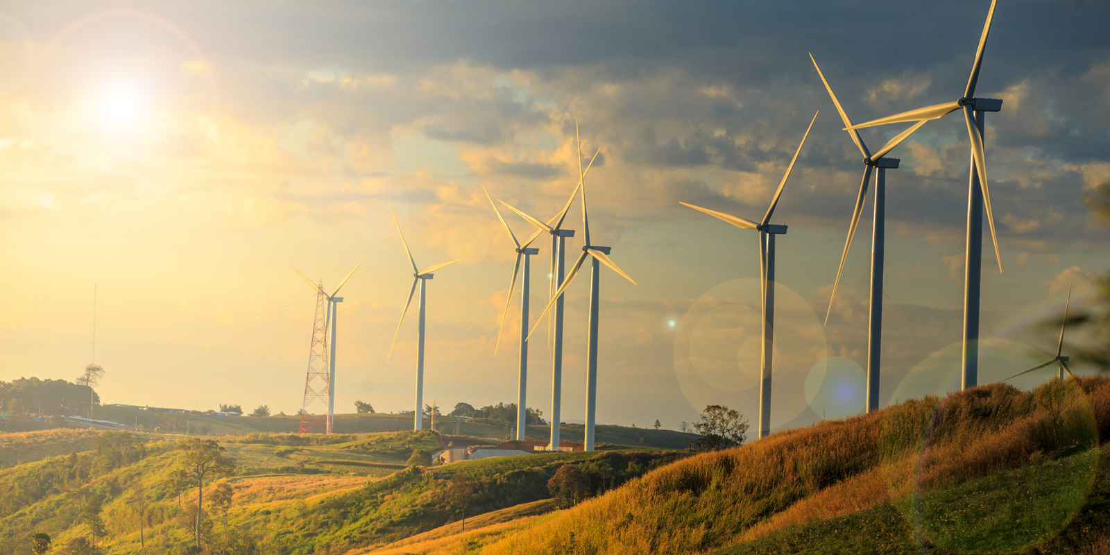 Image of Power Generating Wind Turbines